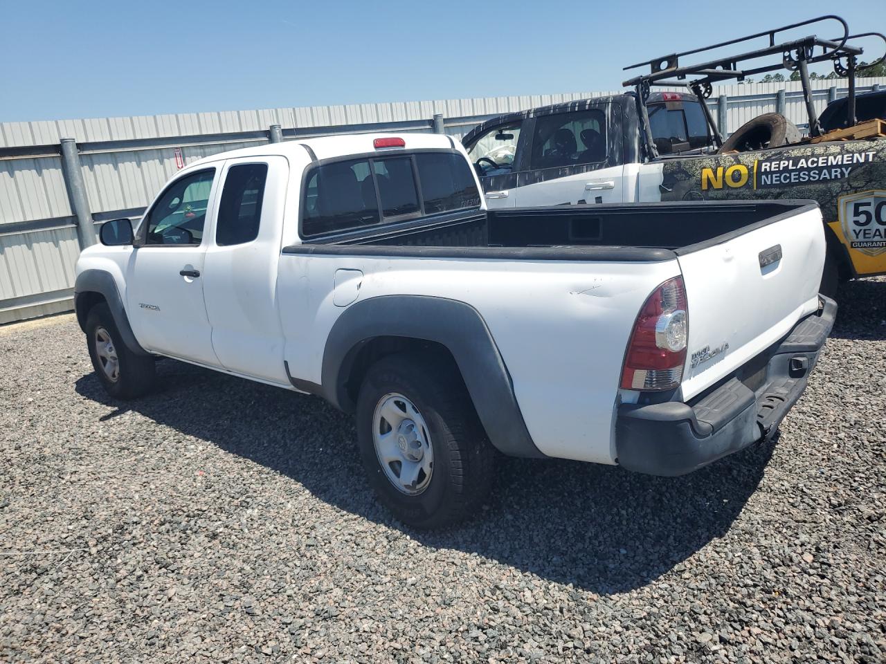 2011 Toyota Tacoma Access Cab White vin: 5TFUX4EN9BX005278