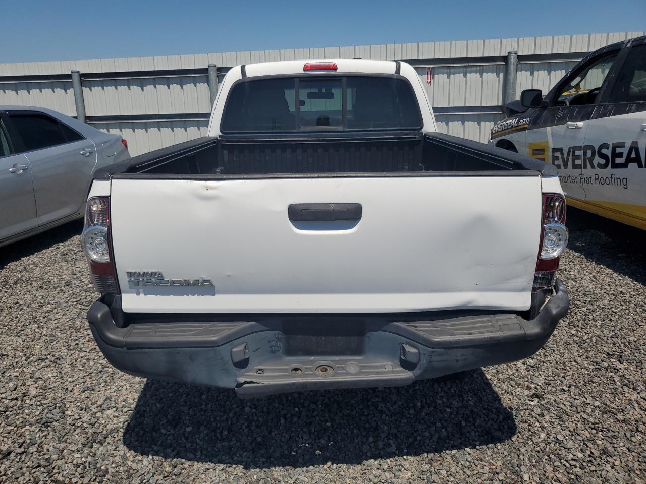 2011 Toyota Tacoma Access Cab White vin: 5TFUX4EN9BX005278