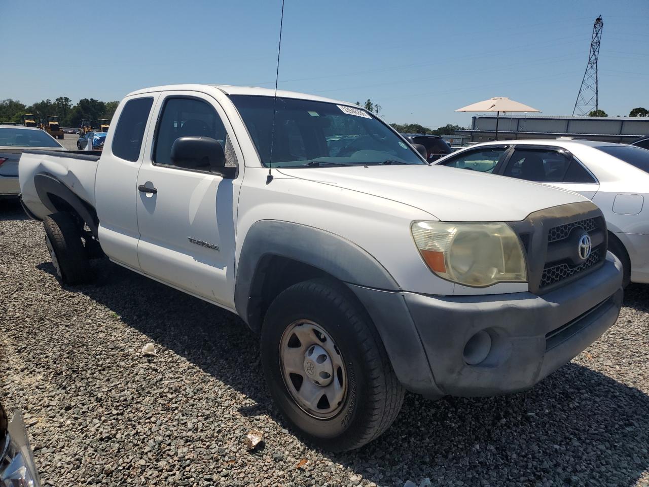 2011 Toyota Tacoma Access Cab White vin: 5TFUX4EN9BX005278
