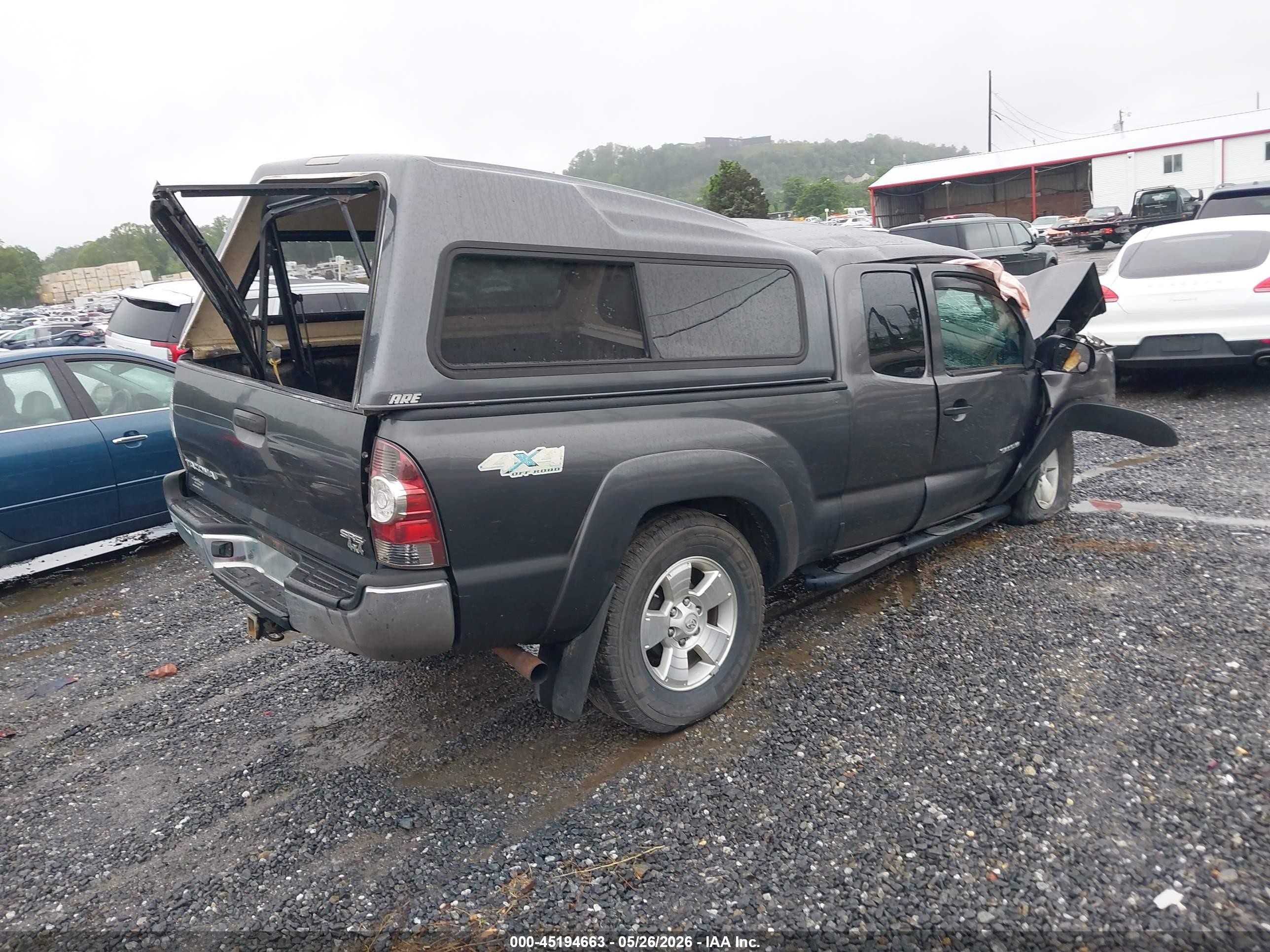 2013 Toyota Tacoma   Gray vin: 5TFUX4EN9DX016820