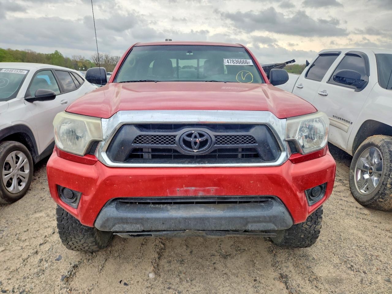 2014 Toyota Tacoma Base Red vin: 5TFUX4EN9EX026555