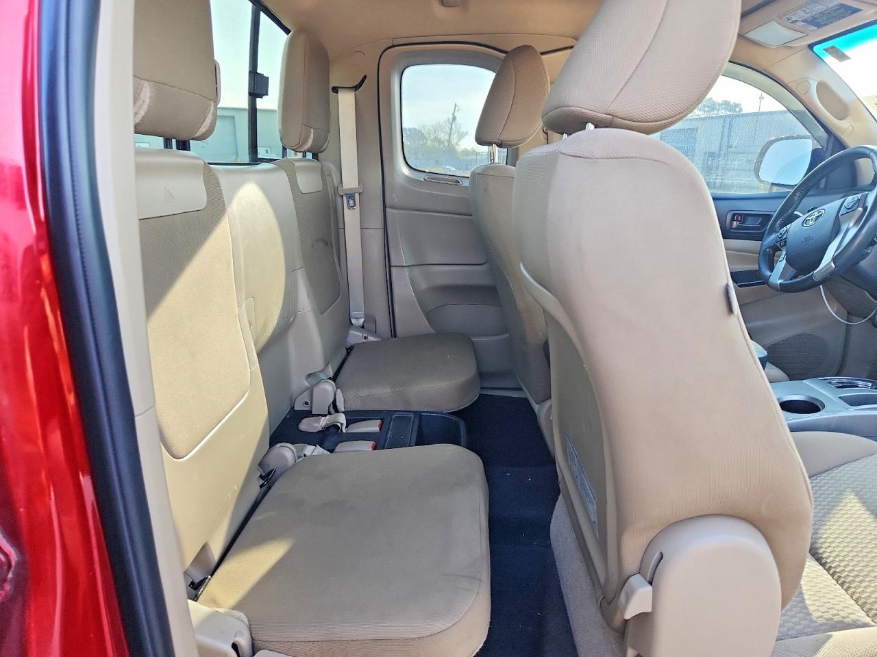 2014 Toyota Tacoma Base Red vin: 5TFUX4EN9EX026555