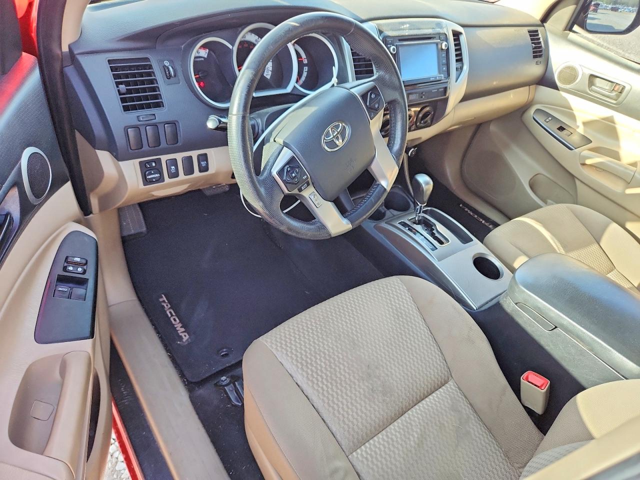 2014 Toyota Tacoma Base Red vin: 5TFUX4EN9EX026555