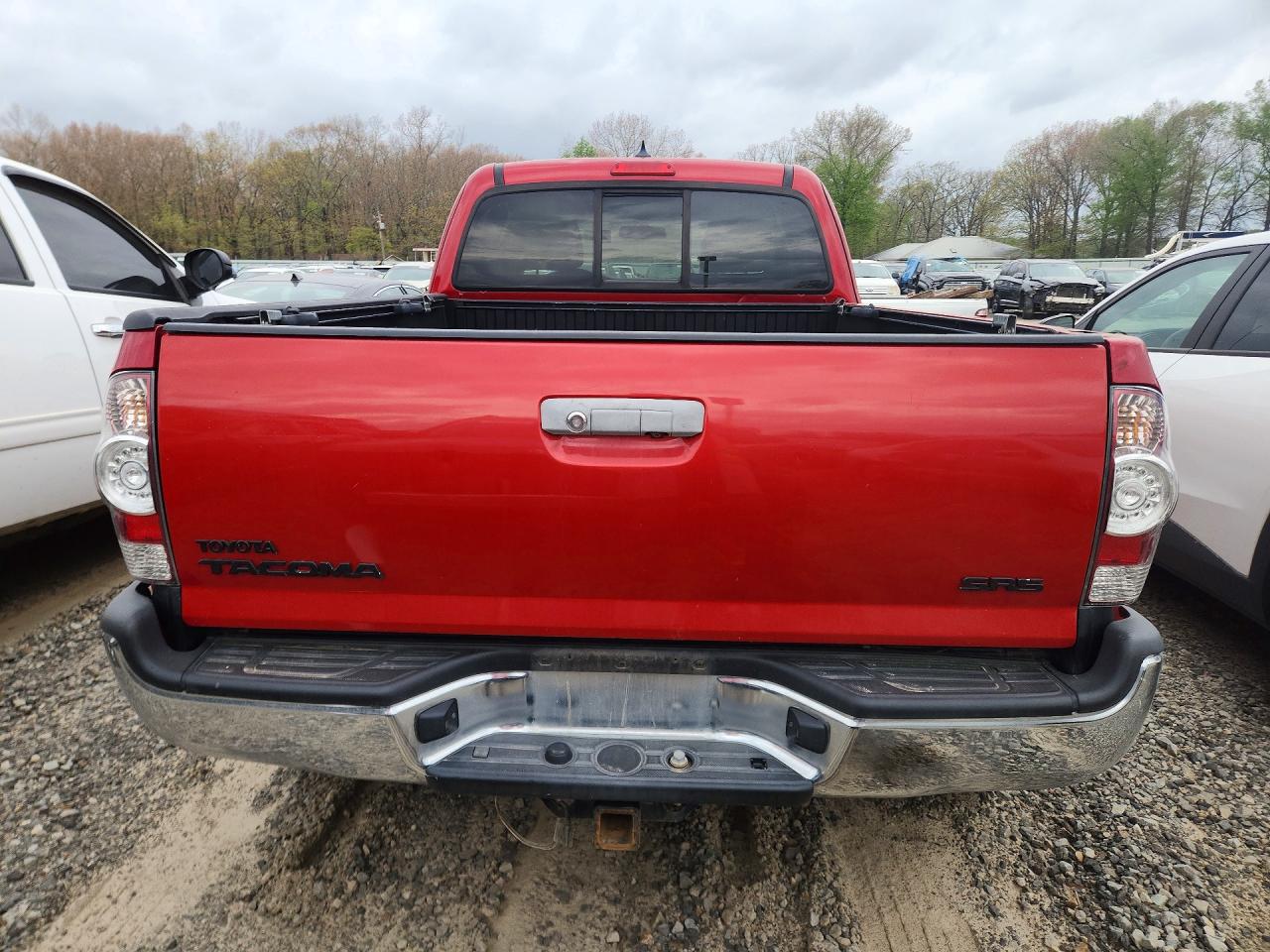 2014 Toyota Tacoma Base Red vin: 5TFUX4EN9EX026555