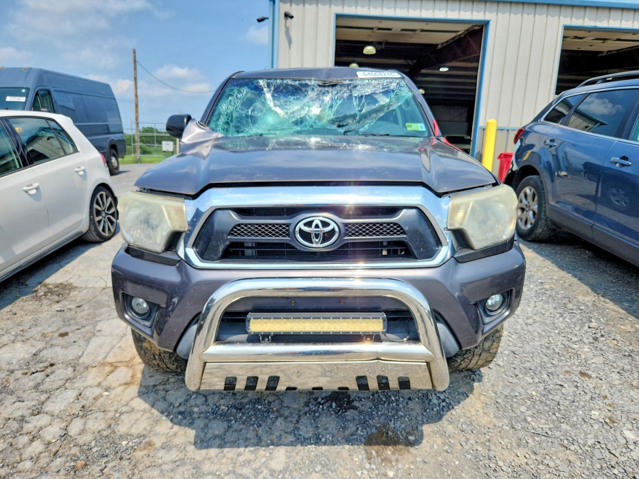 2015 Toyota Tacoma Base Gray vin: 5TFUX4EN9FX032373