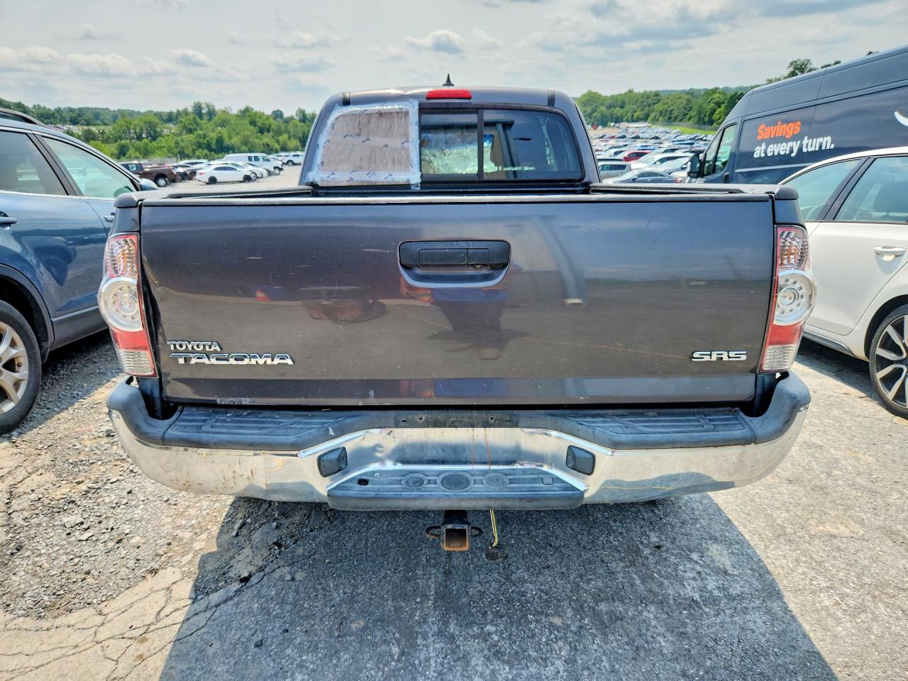 2015 Toyota Tacoma Base Gray vin: 5TFUX4EN9FX032373