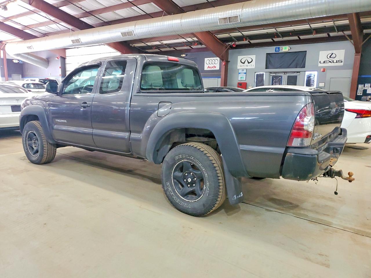 2011 Toyota Tacoma Access Cab Gray vin: 5TFUX4ENXBX006911