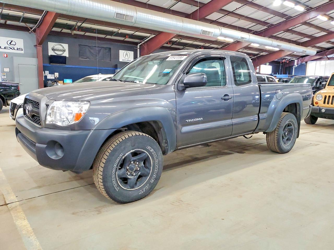 2011 Toyota Tacoma Access Cab Gray vin: 5TFUX4ENXBX006911
