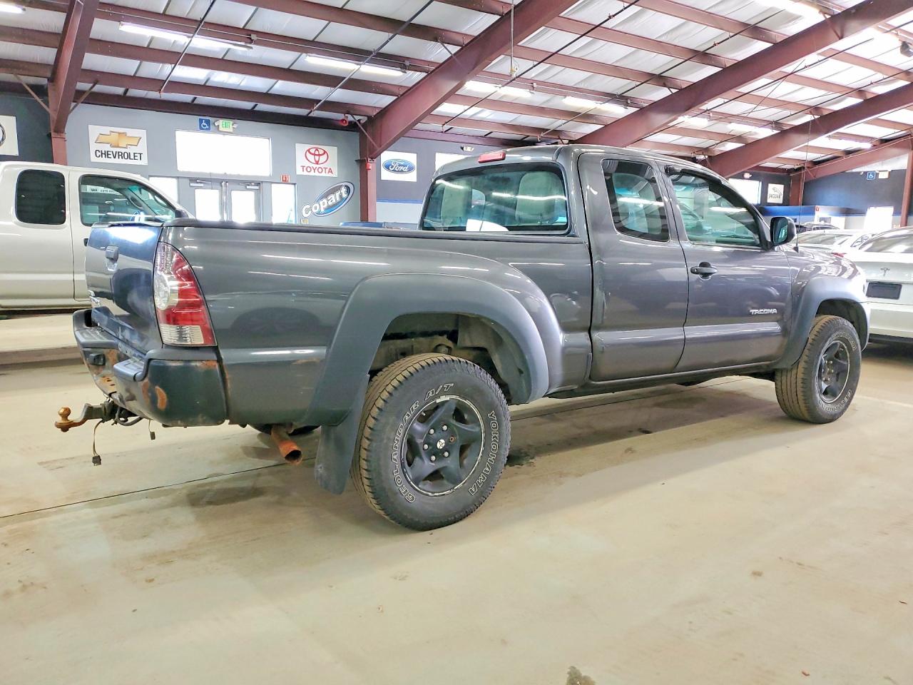 2011 Toyota Tacoma Access Cab Gray vin: 5TFUX4ENXBX006911