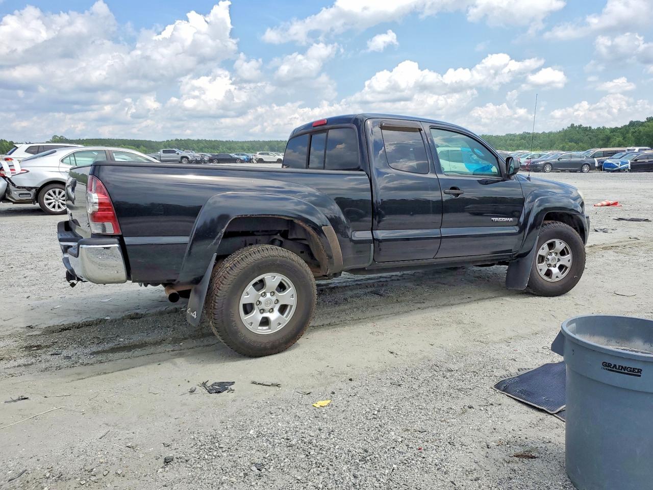 2011 Toyota Tacoma Access Cab Black vin: 5TFUX4ENXBX007797