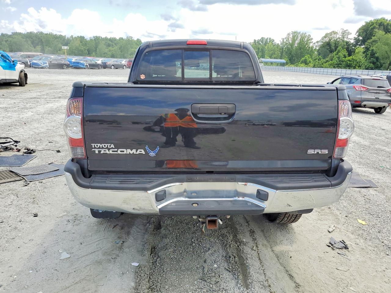 2011 Toyota Tacoma Access Cab Black vin: 5TFUX4ENXBX007797