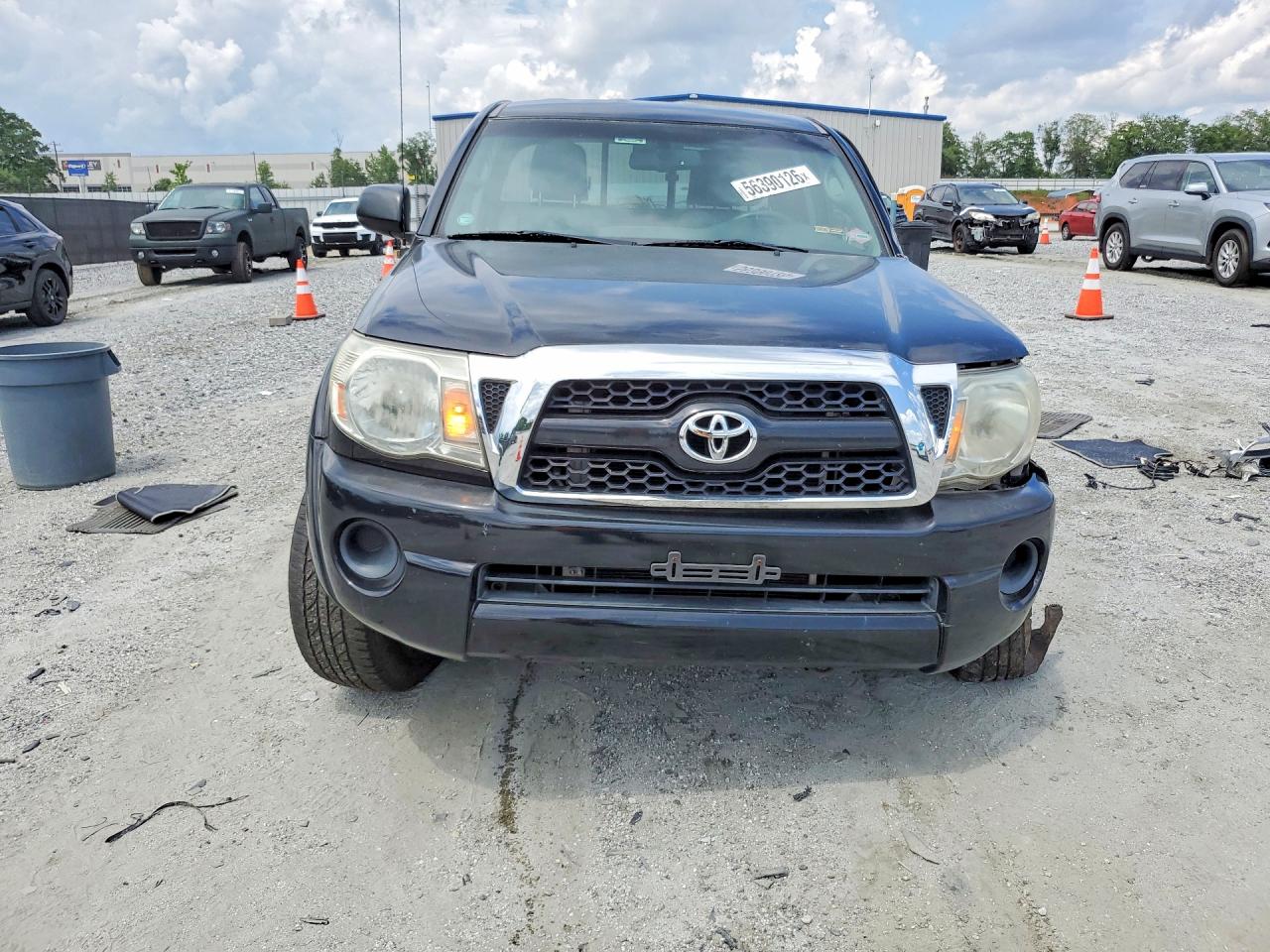 2011 Toyota Tacoma Access Cab Black vin: 5TFUX4ENXBX007797