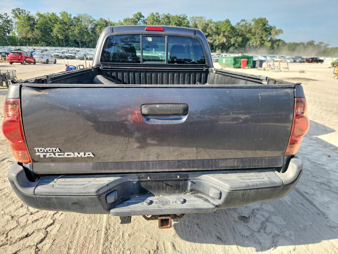 2013 Toyota Tacoma Access Cab Gray vin: 5TFUX4ENXDX018723