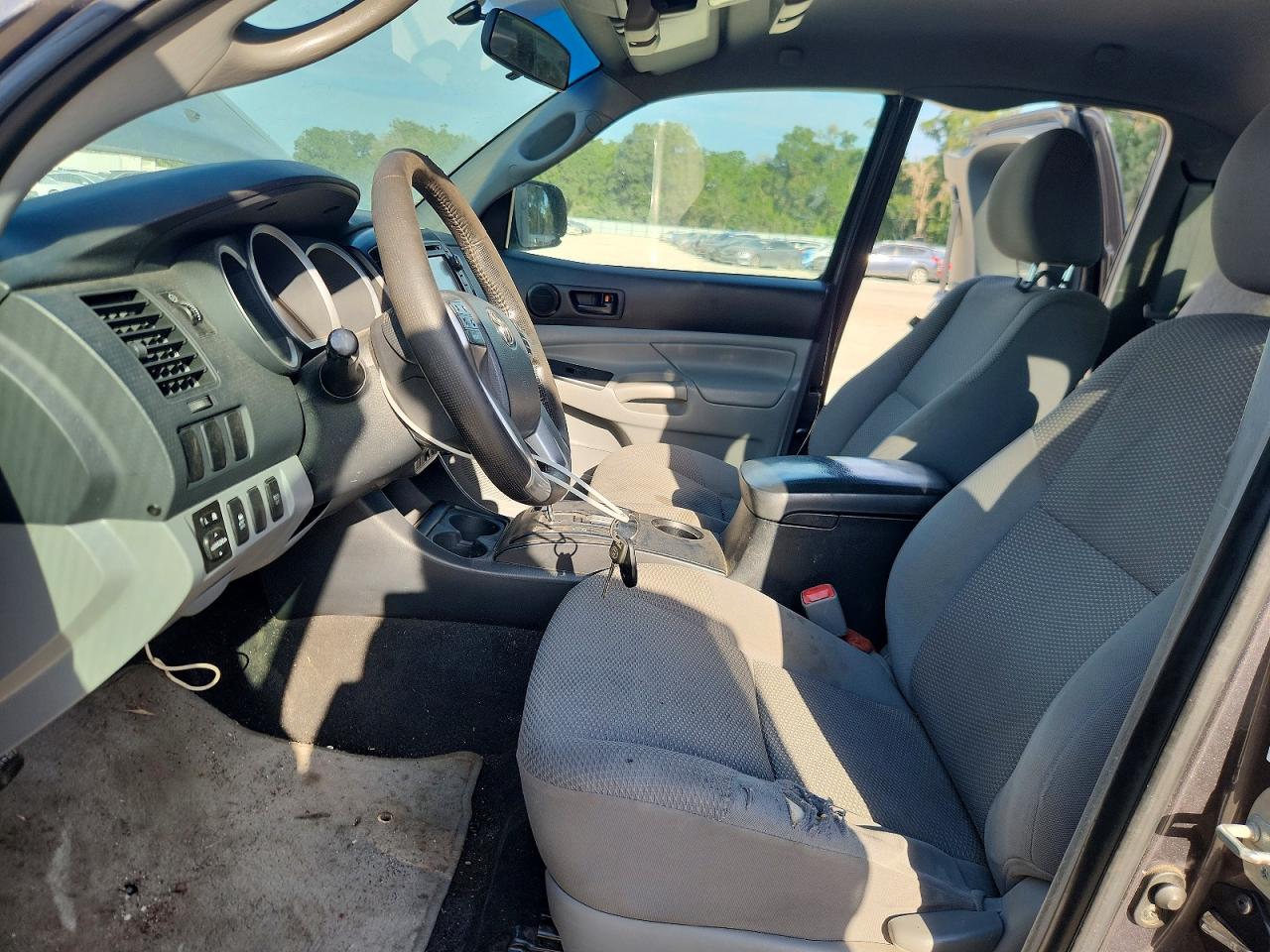 2013 Toyota Tacoma Access Cab Gray vin: 5TFUX4ENXDX018723