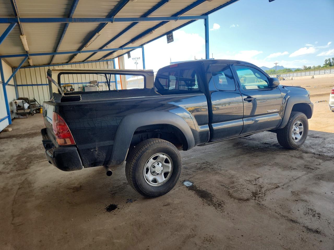 2013 Toyota Tacoma Access Cab Black vin: 5TFUX4ENXDX022822