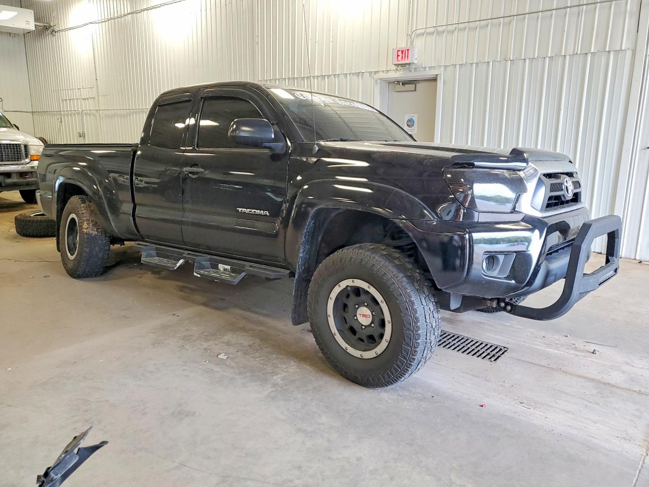 2014 Toyota Tacoma Access Cab Black vin: 5TFUX4ENXEX024605