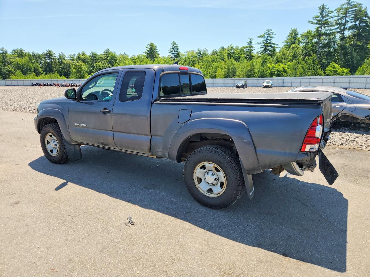 2014 Toyota Tacoma Access Cab Gray vin: 5TFUX4ENXEX028914