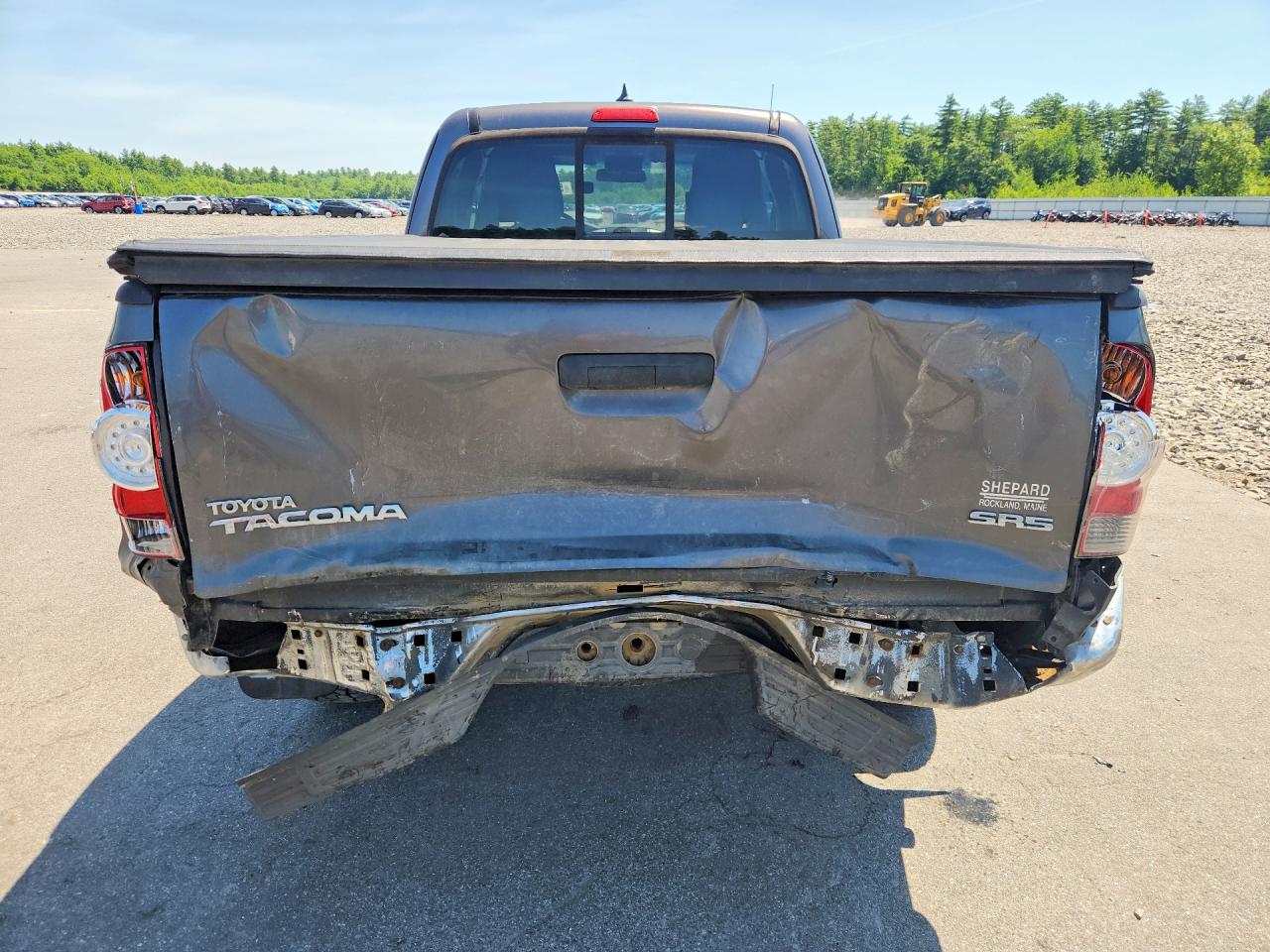 2014 Toyota Tacoma Access Cab Gray vin: 5TFUX4ENXEX028914
