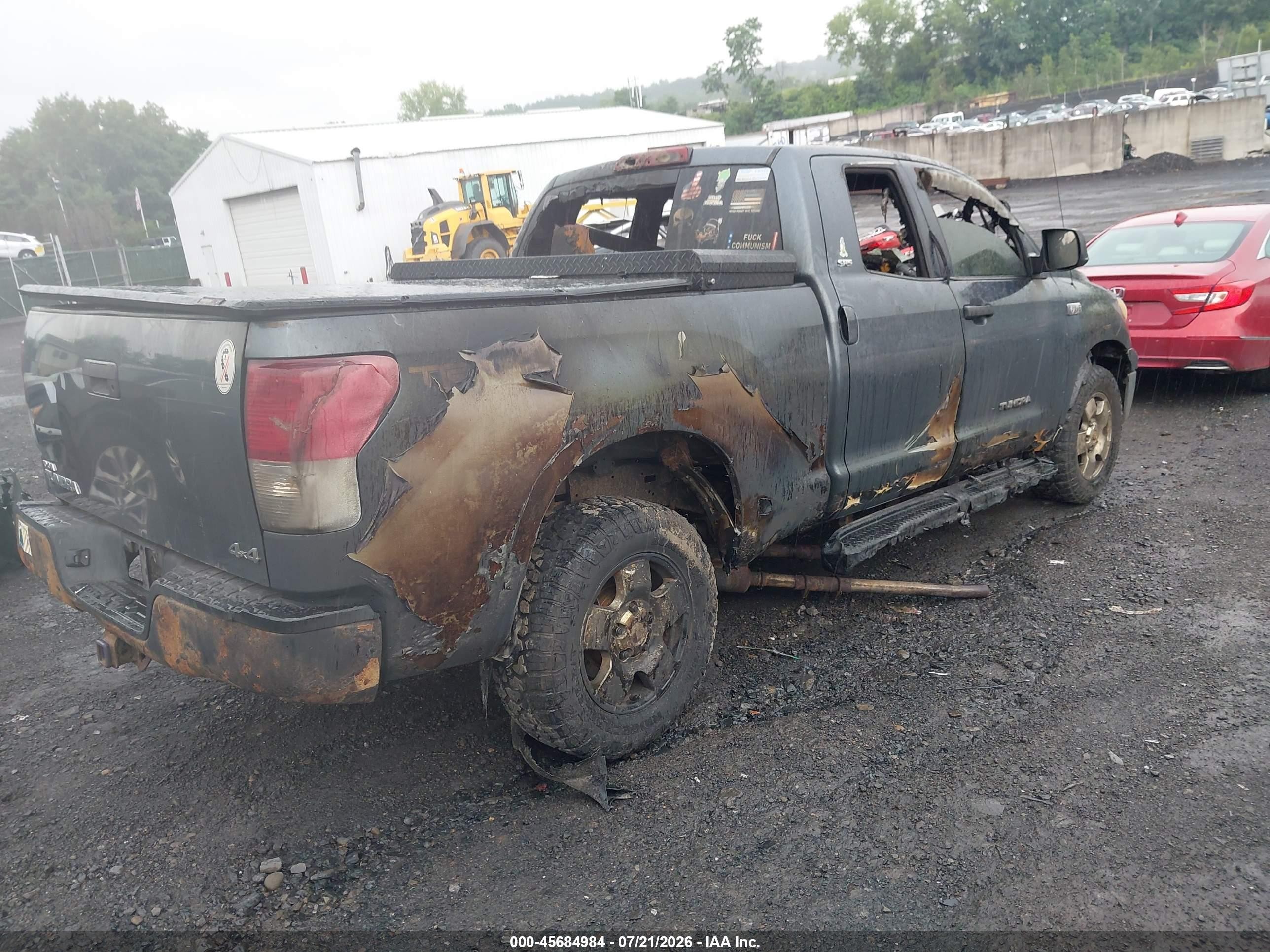 2010 Toyota Tundra Grade 5.7l V8 Gray vin: 5TFUY5F10AX113771