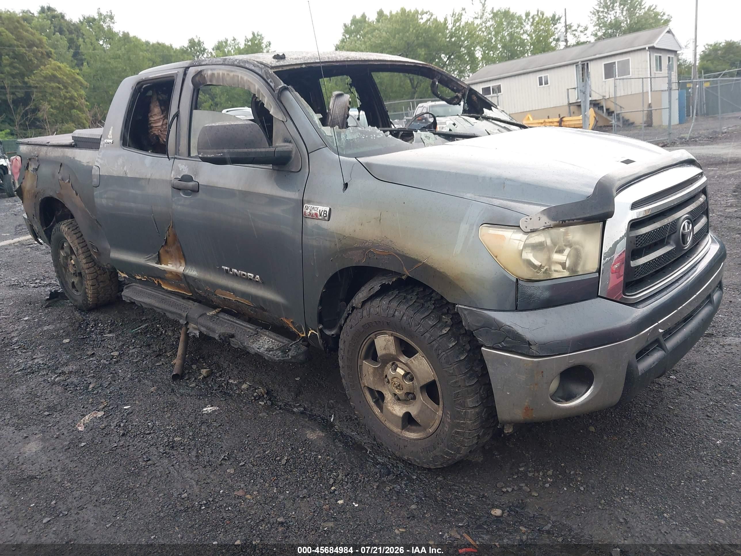 2010 Toyota Tundra Grade 5.7l V8 Gray vin: 5TFUY5F10AX113771