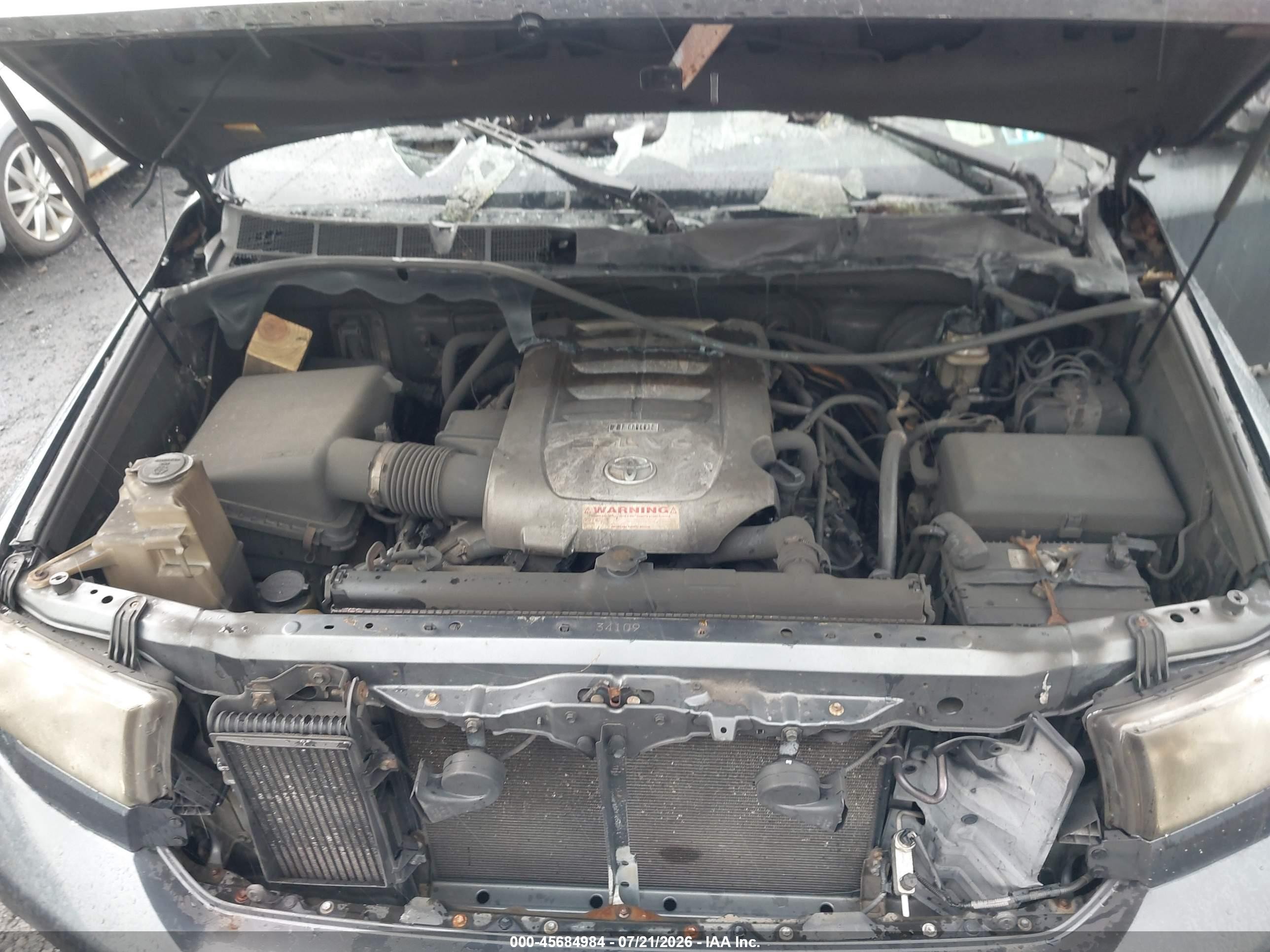 2010 Toyota Tundra Grade 5.7l V8 Gray vin: 5TFUY5F10AX113771