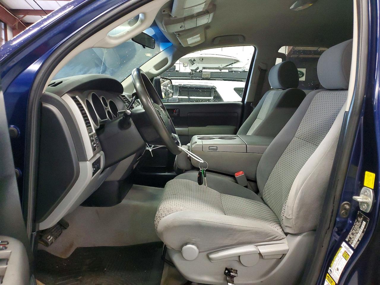 2011 Toyota Tundra Double Cab Sr5 Blue vin: 5TFUY5F10BX168870