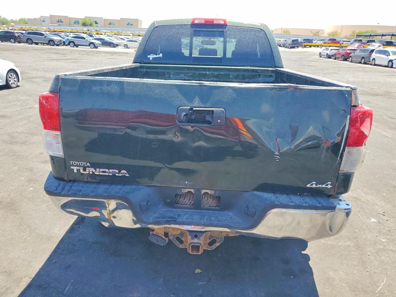 2011 Toyota Tundra Double Cab Sr5 Green vin: 5TFUY5F10BX205500
