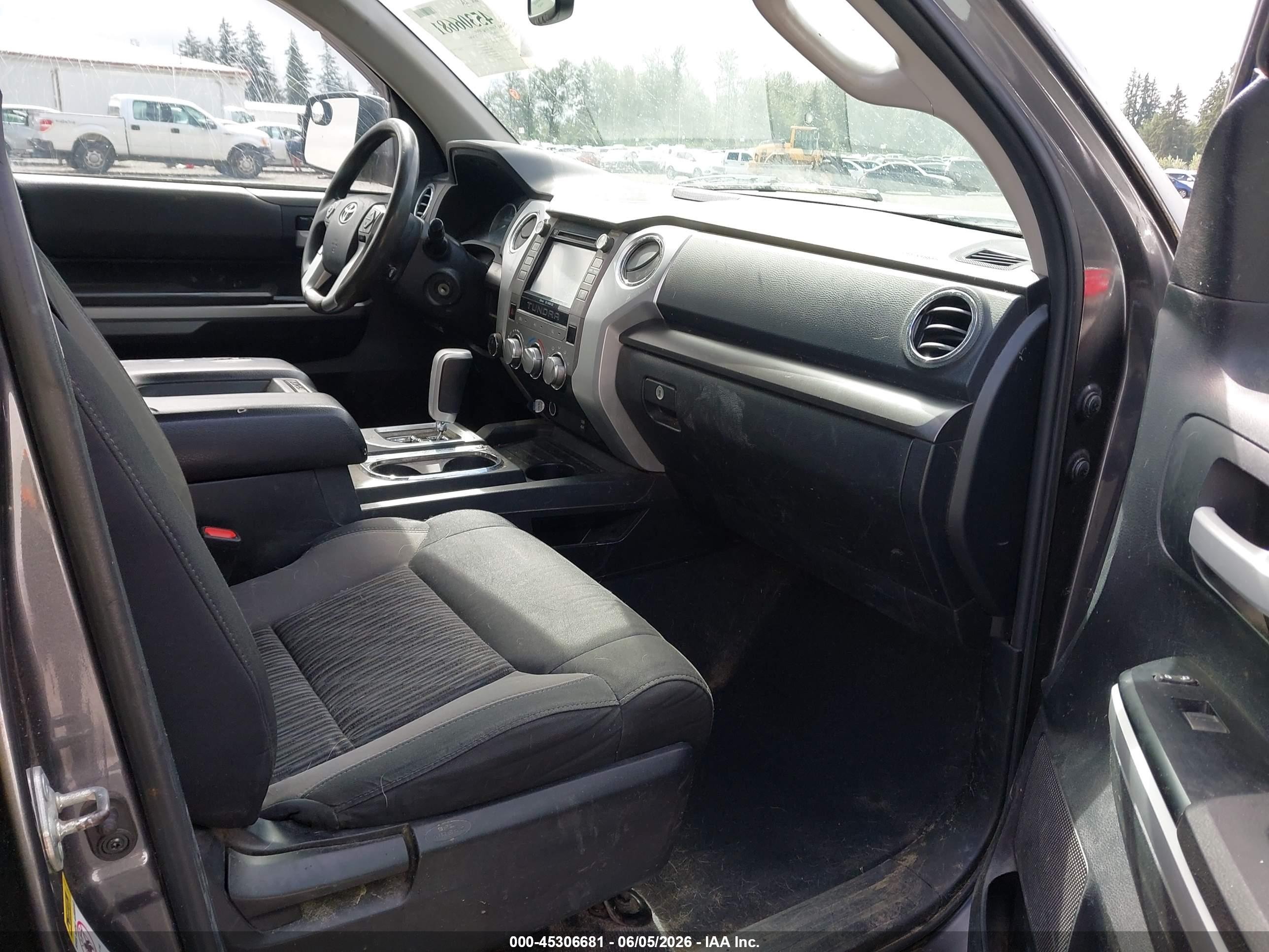 2014 Toyota Tundra Sr5 5.7l V8 Gray vin: 5TFUY5F10EX338410