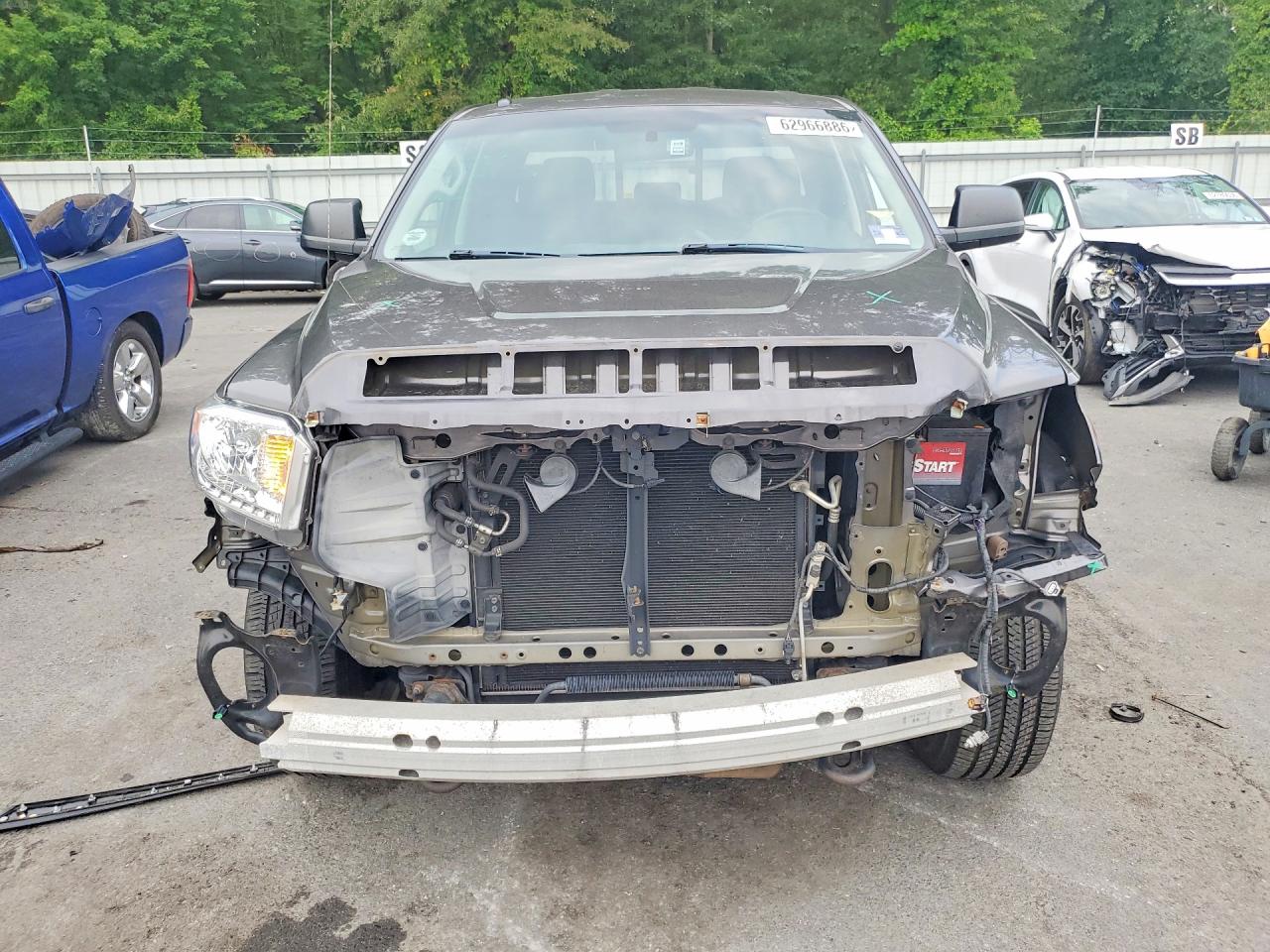 2015 Toyota Tundra Sr5 Gray vin: 5TFUY5F10FX446317