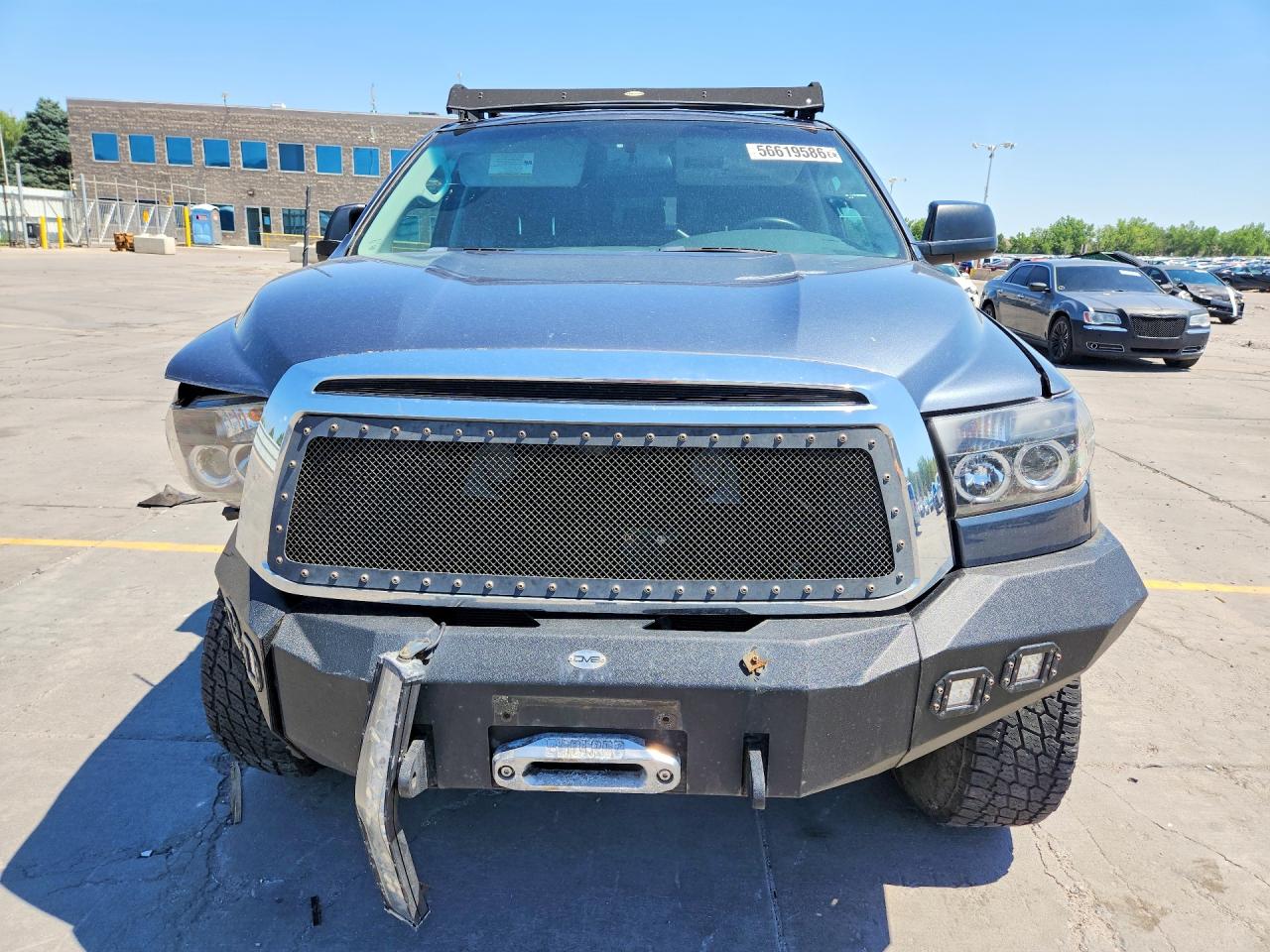 2010 Toyota Tundra Double Cab Sr5 Gray vin: 5TFUY5F11AX102360
