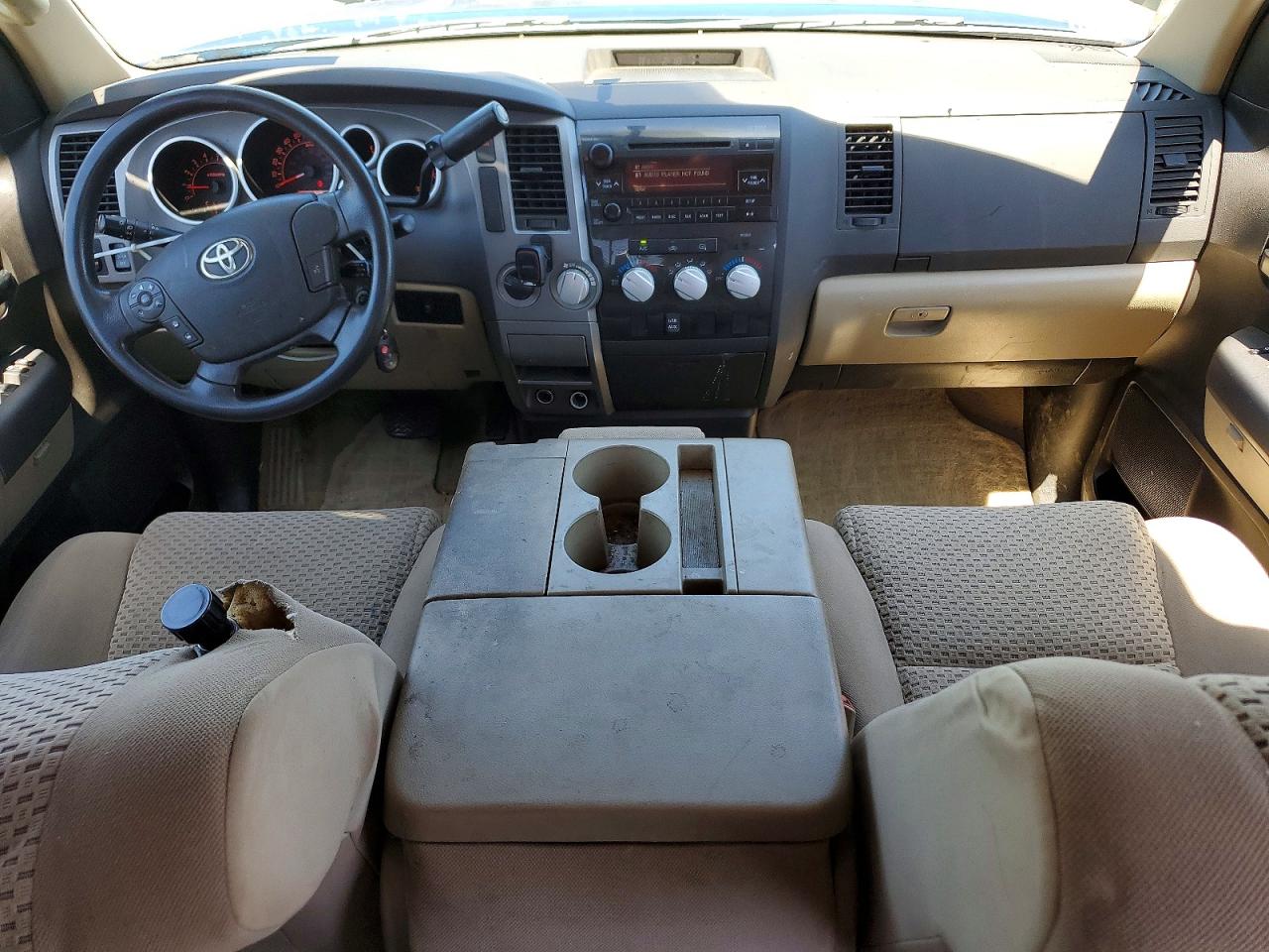 2010 Toyota Tundra Double Cab Sr5 Blue vin: 5TFUY5F11AX145760