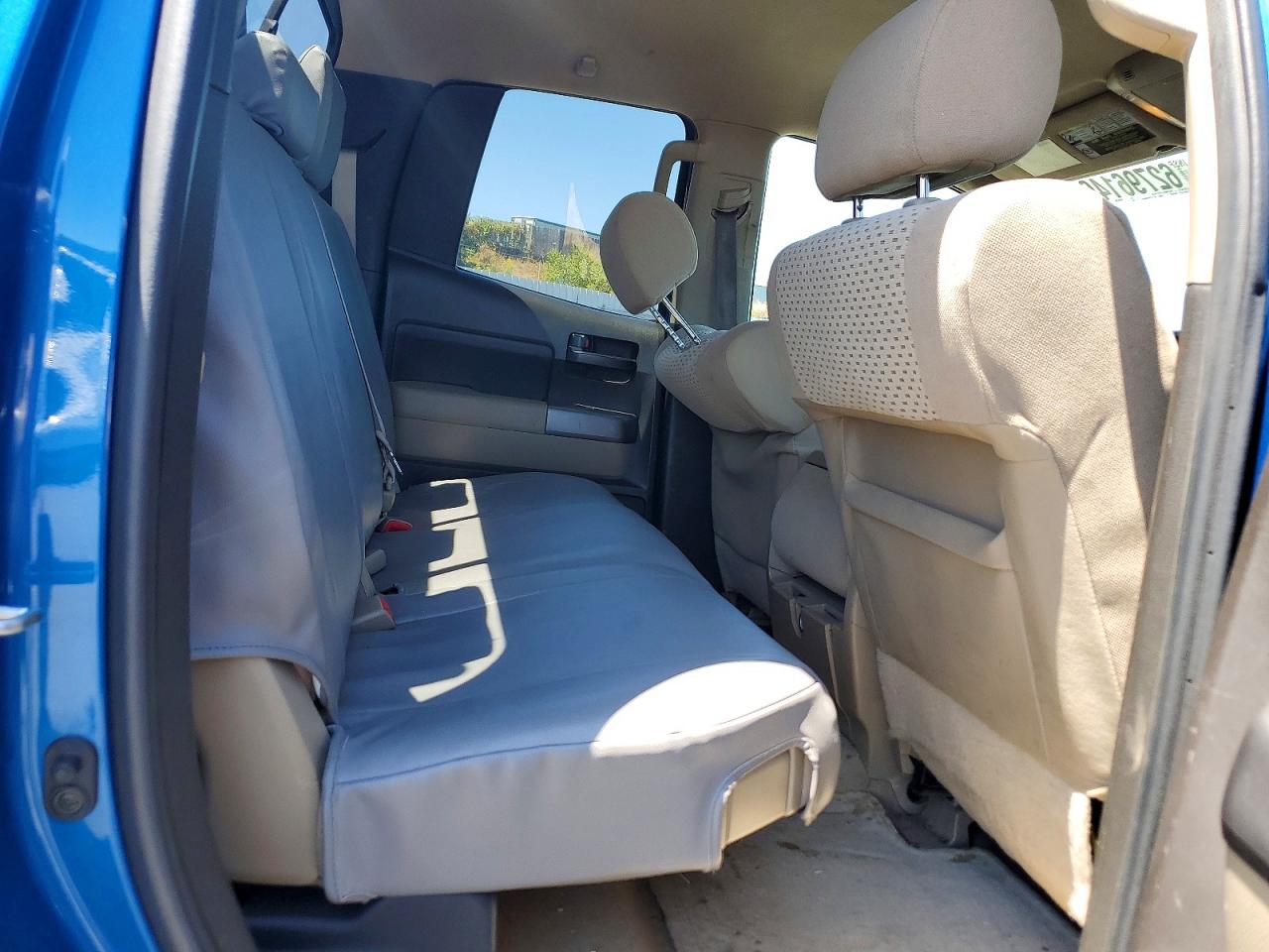 2010 Toyota Tundra Double Cab Sr5 Blue vin: 5TFUY5F11AX145760