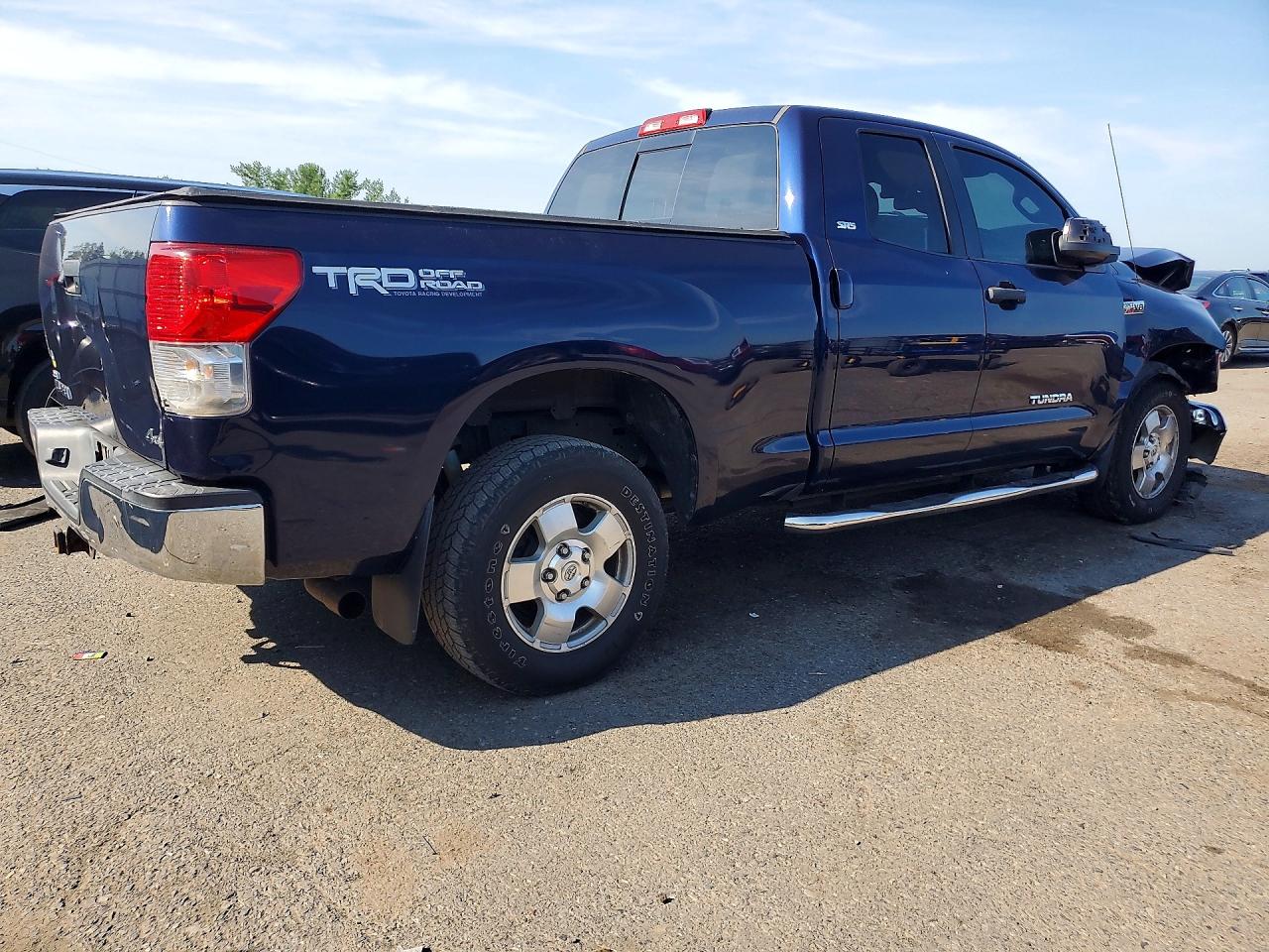 2012 Toyota Tundra Double Cab Sr5 Blue vin: 5TFUY5F11CX229354