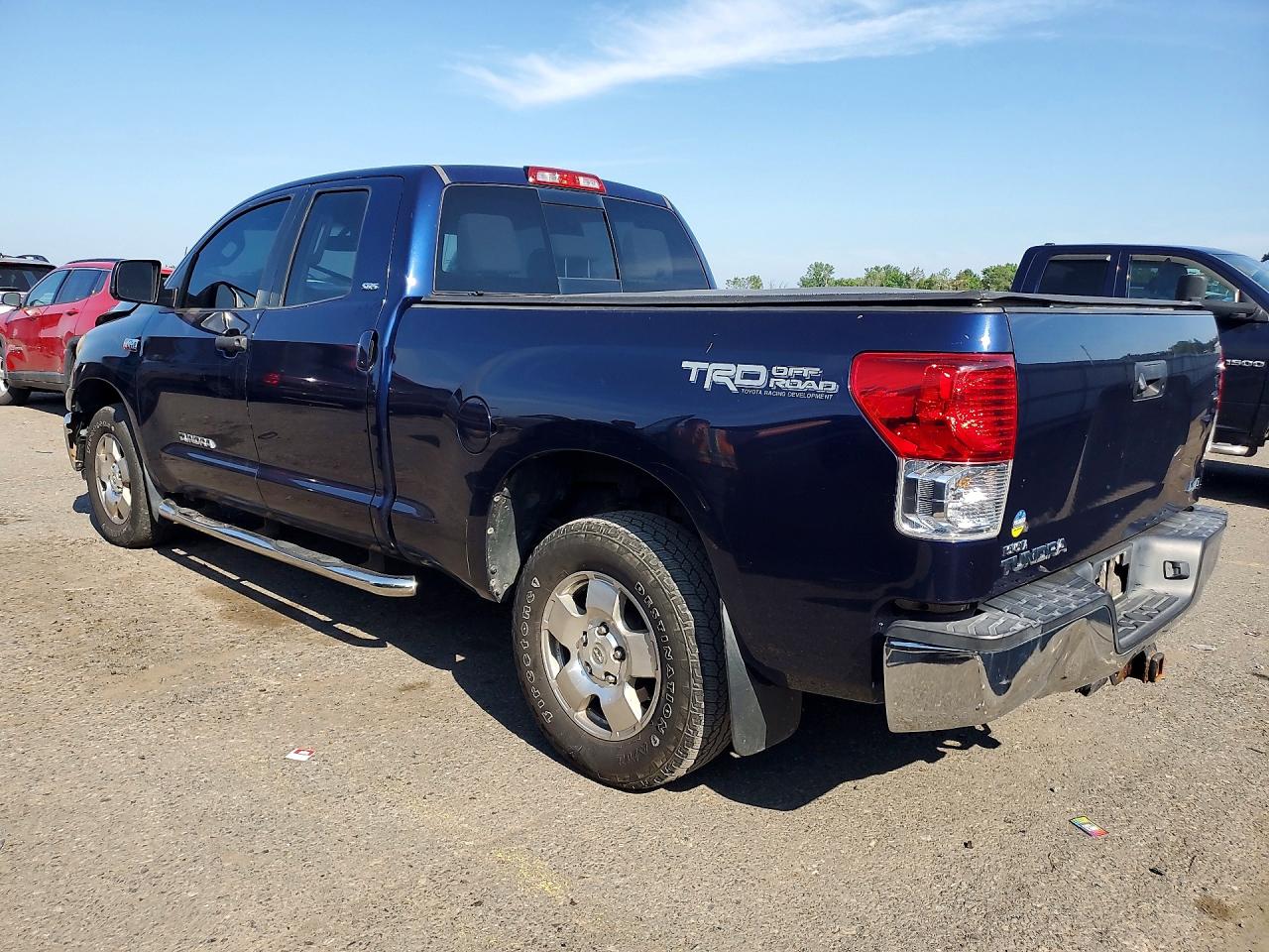 2012 Toyota Tundra Double Cab Sr5 Blue vin: 5TFUY5F11CX229354
