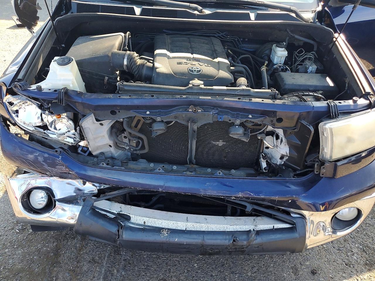 2012 Toyota Tundra Double Cab Sr5 Blue vin: 5TFUY5F11CX229354