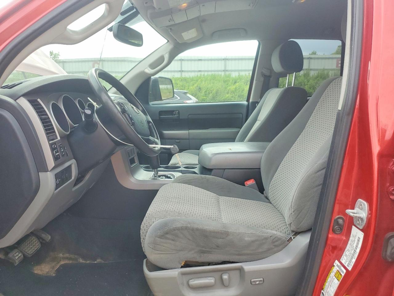 2012 Toyota Tundra Double Cab Sr5 Red vin: 5TFUY5F11CX239575