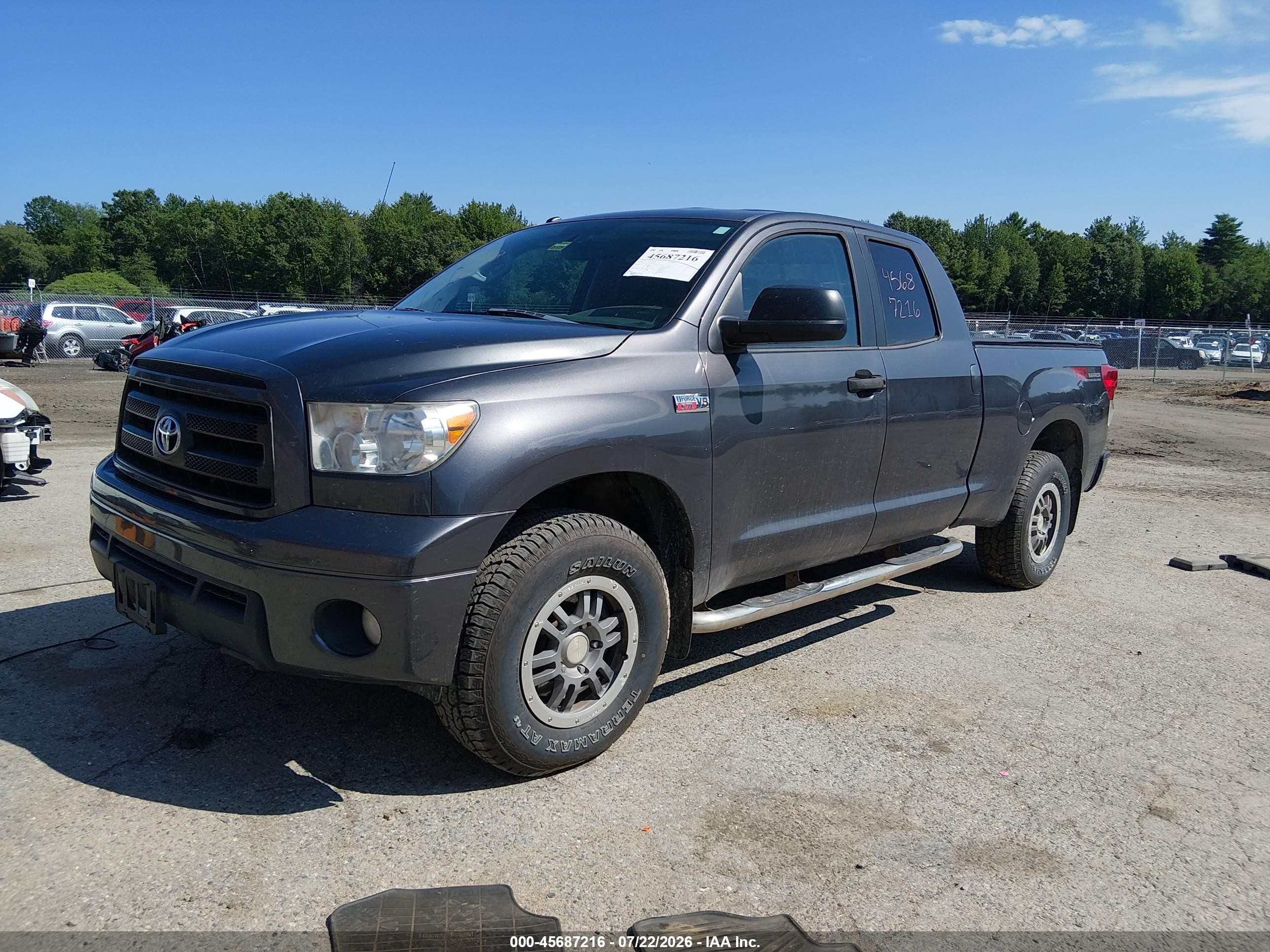 2012 Toyota Tundra Grade 5.7l V8 Gray vin: 5TFUY5F11CX246350