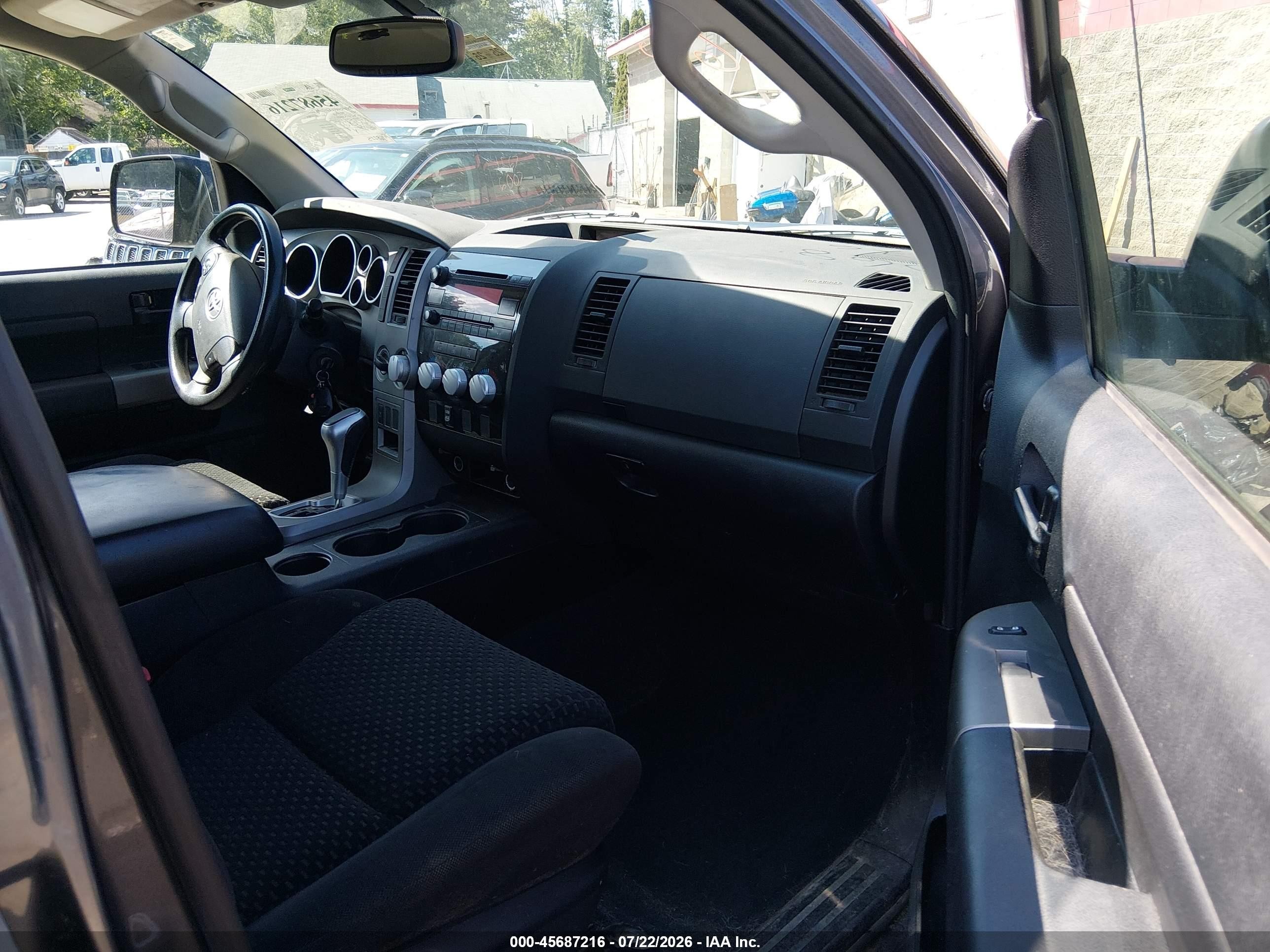 2012 Toyota Tundra Grade 5.7l V8 Gray vin: 5TFUY5F11CX246350