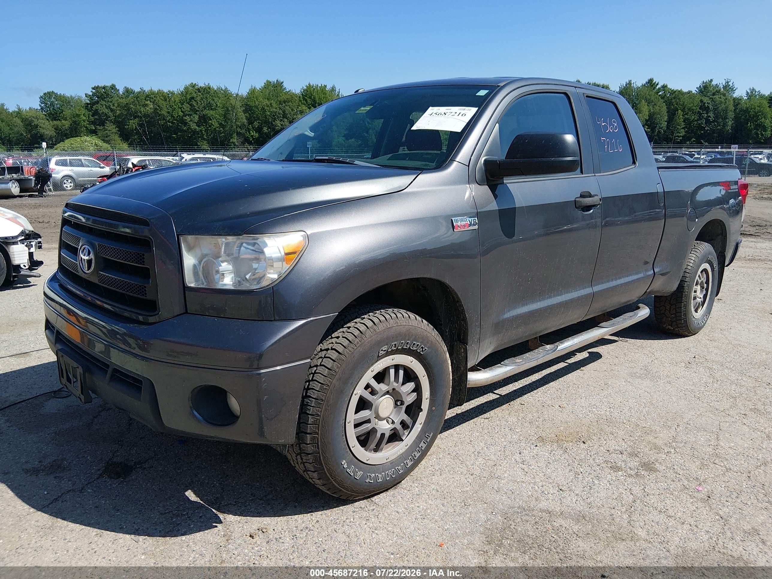2012 Toyota Tundra Grade 5.7l V8 Gray vin: 5TFUY5F11CX246350