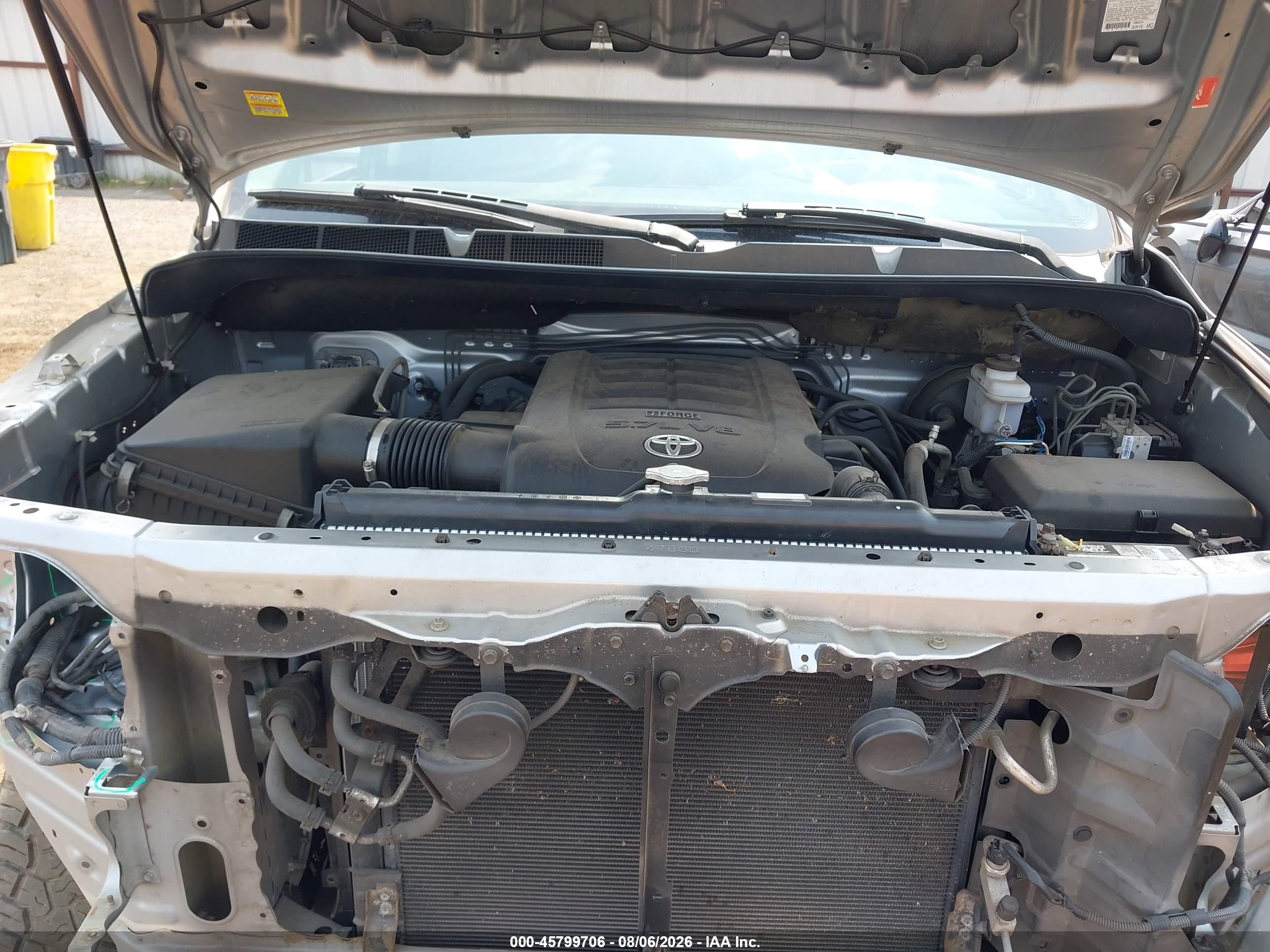 2013 Toyota Tundra Grade 5.7l V8 Silver vin: 5TFUY5F11DX311036