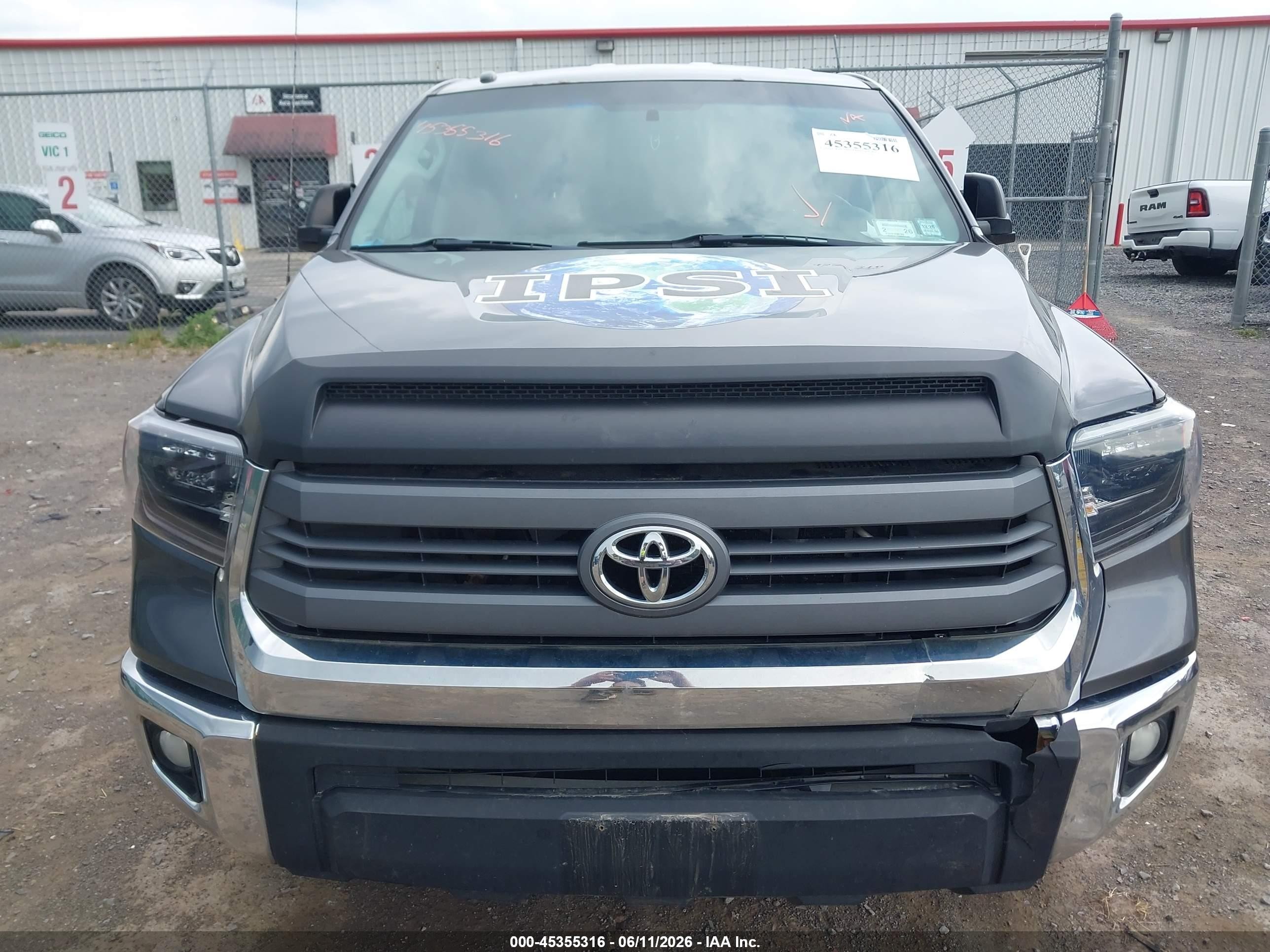 2014 Toyota Tundra Sr5 5.7l V8 Gray vin: 5TFUY5F11EX357337