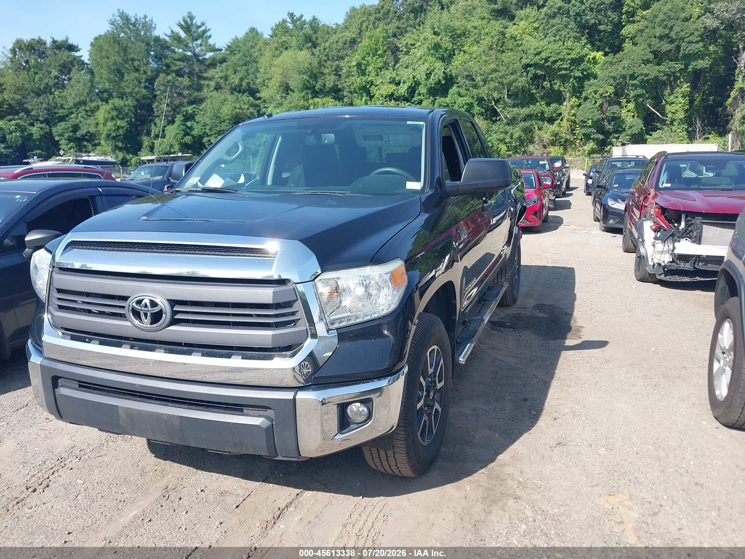 2014 Toyota Tundra Sr5 5.7l V8 Black vin: 5TFUY5F11EX410375