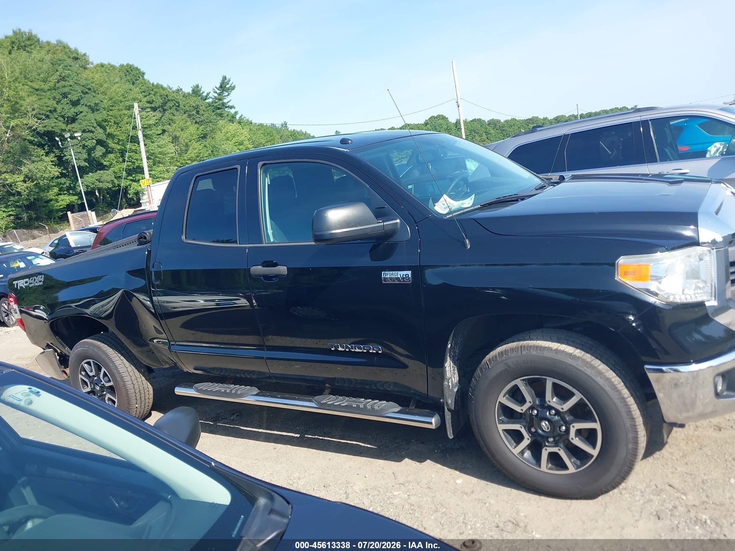 2014 Toyota Tundra Sr5 5.7l V8 Black vin: 5TFUY5F11EX410375