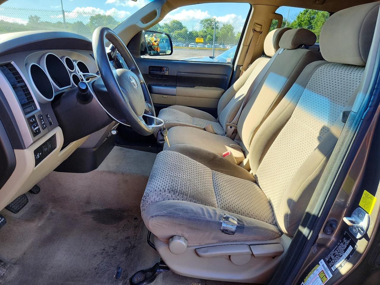 2010 Toyota Tundra Double Cab Sr5 Brown vin: 5TFUY5F12AX141149