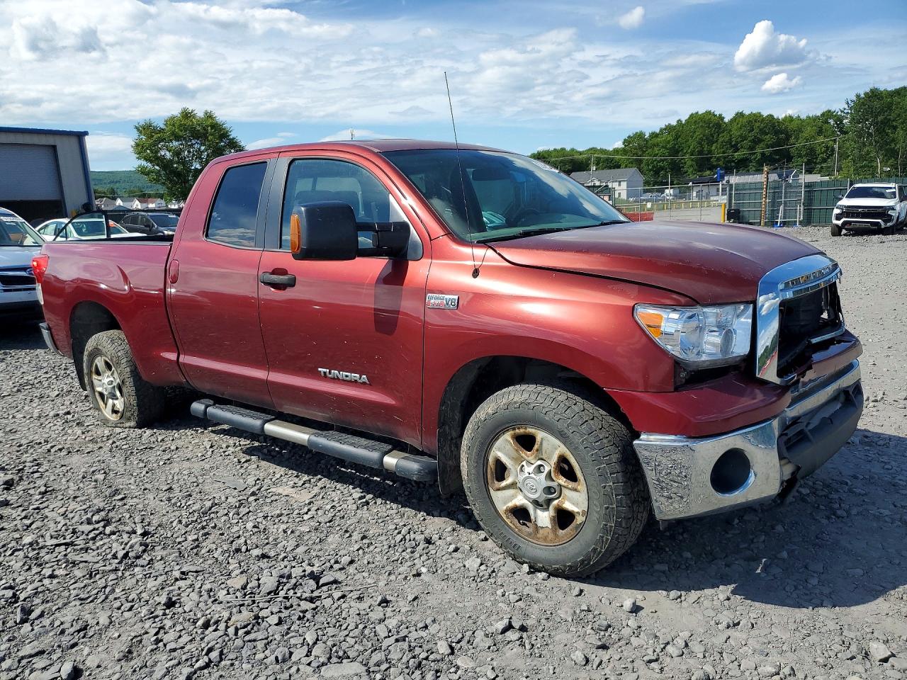 2010 Toyota Tundra Double Cab Sr5 Красный vin: 5TFUY5F12AX142379