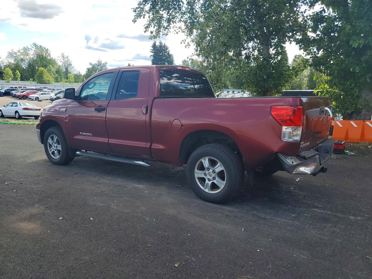 2010 Toyota Tundra Double Cab Sr5 Бордовый vin: 5TFUY5F12AX149509