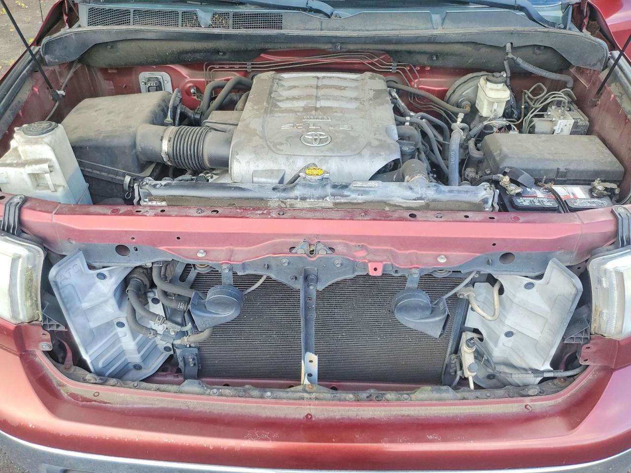 2010 Toyota Tundra Double Cab Sr5 Бордовый vin: 5TFUY5F12AX149509