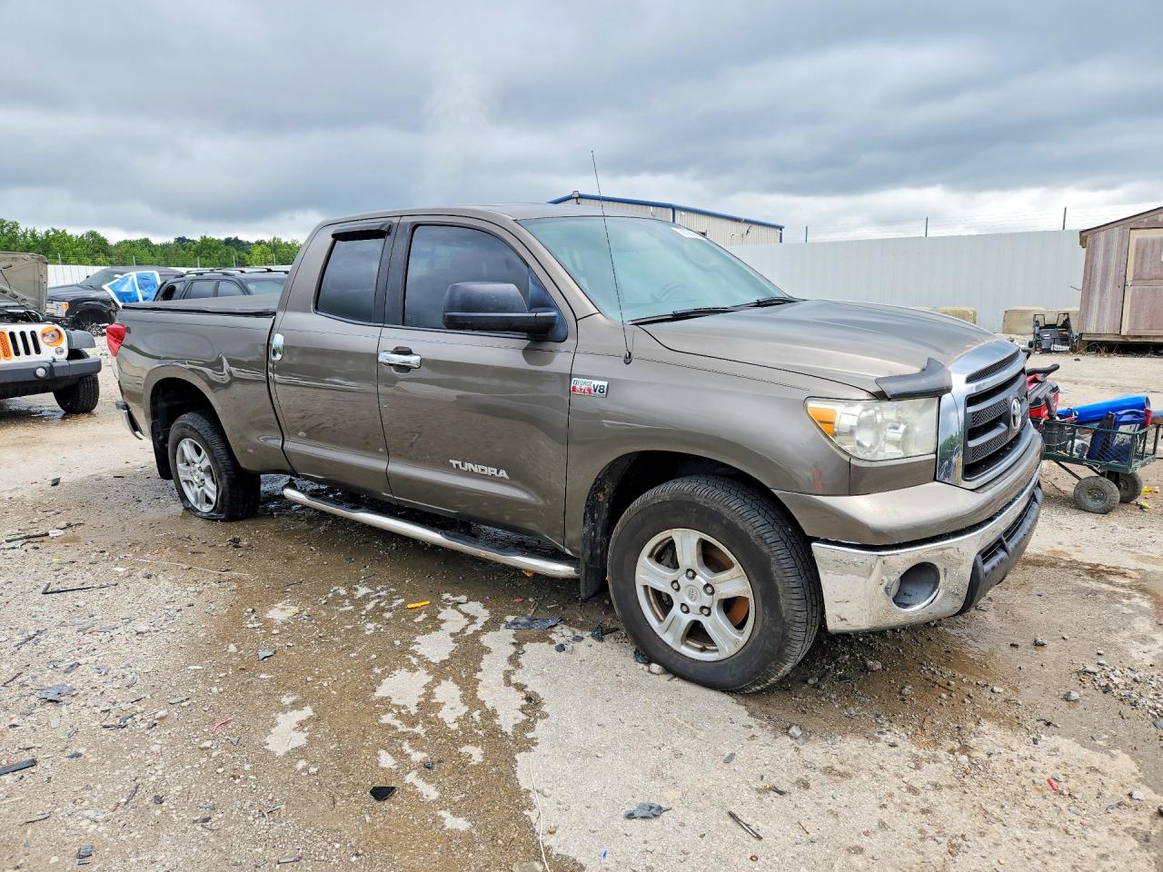 2012 Toyota Tundra Double Cab Sr5 Gray vin: 5TFUY5F12CX266798