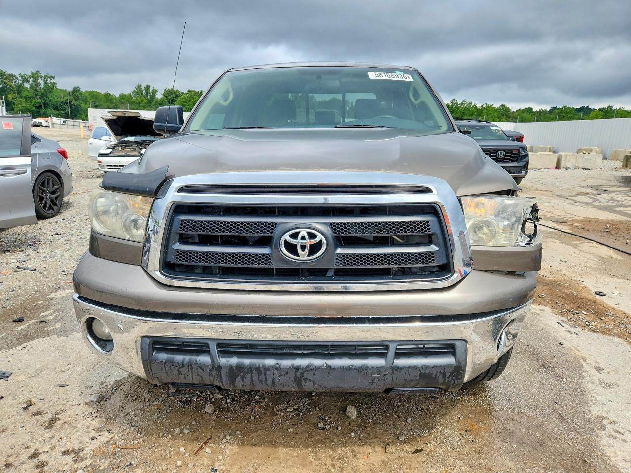 2012 Toyota Tundra Double Cab Sr5 Gray vin: 5TFUY5F12CX266798