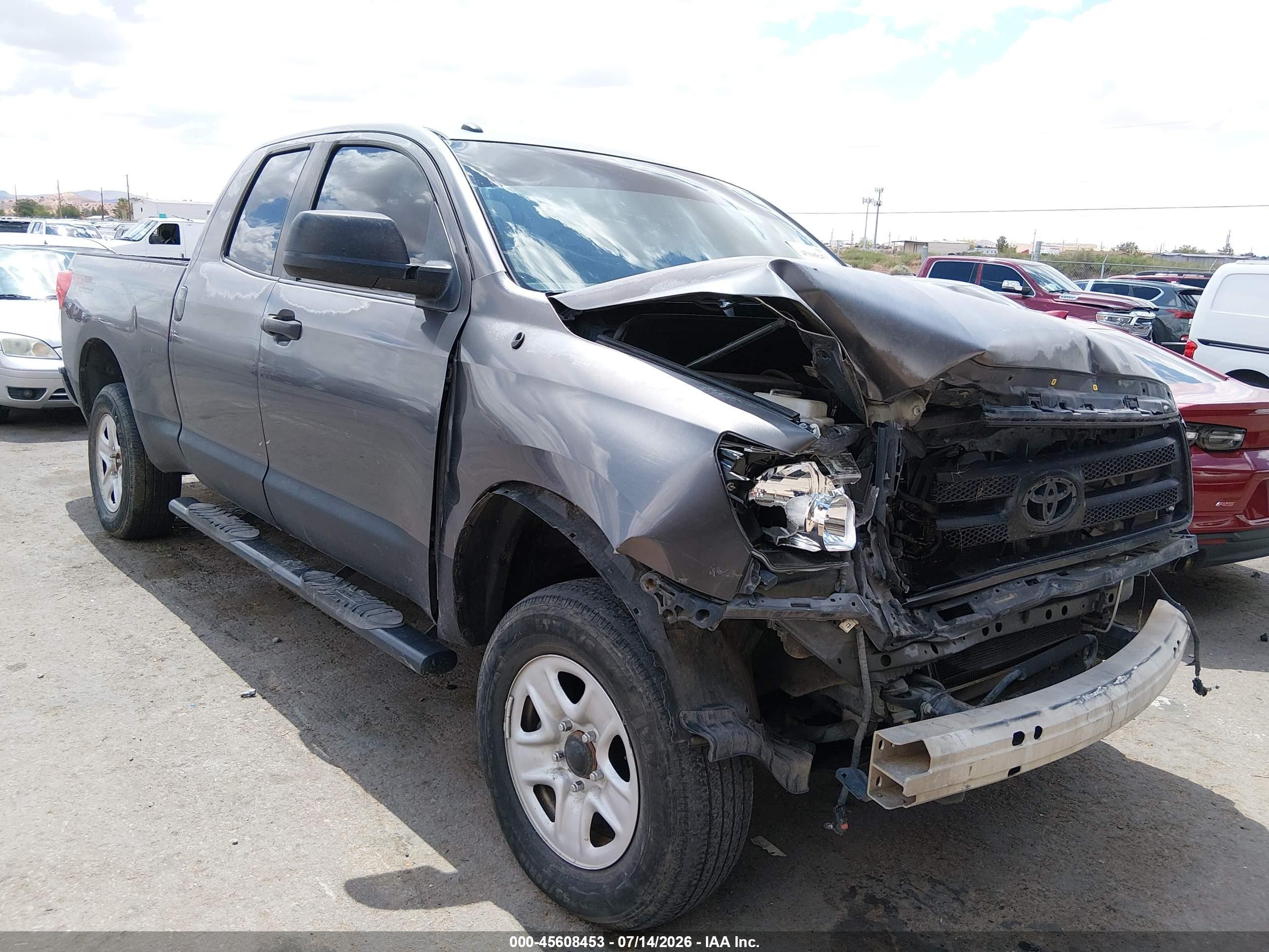 2012 Toyota Tundra Grade 5.7l V8 Gray vin: 5TFUY5F12CX270544